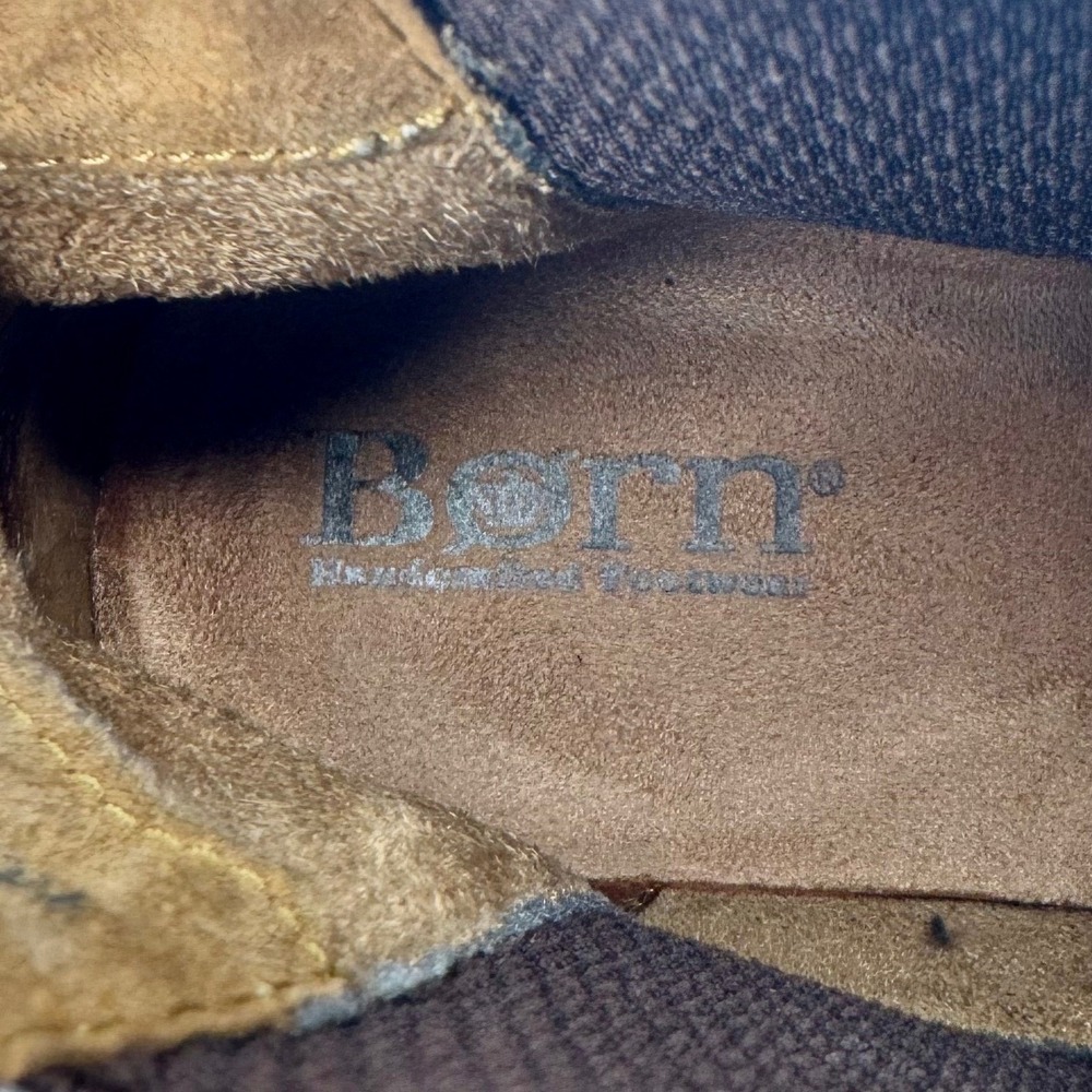 Born Brody Chelsea Boots Taupe Distressed Suede Ankle Chukka Size Men's 10.5 - Picture 10 of 12
